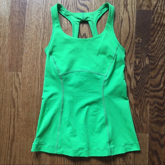 Lululemon Run: Pace Tank Green Size 2 - Picture 3 of 6
